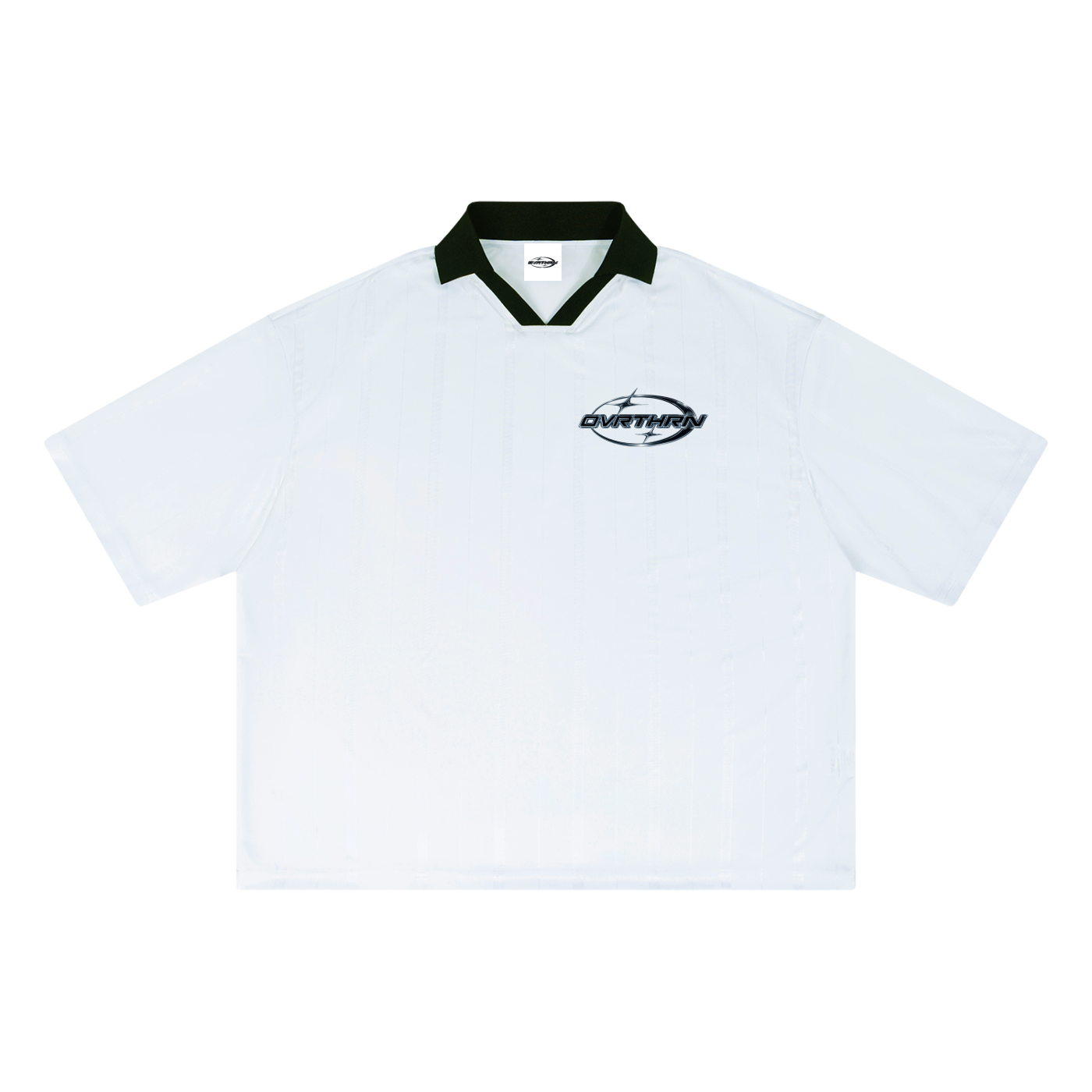 OVRTHRN Striped Football Shirt