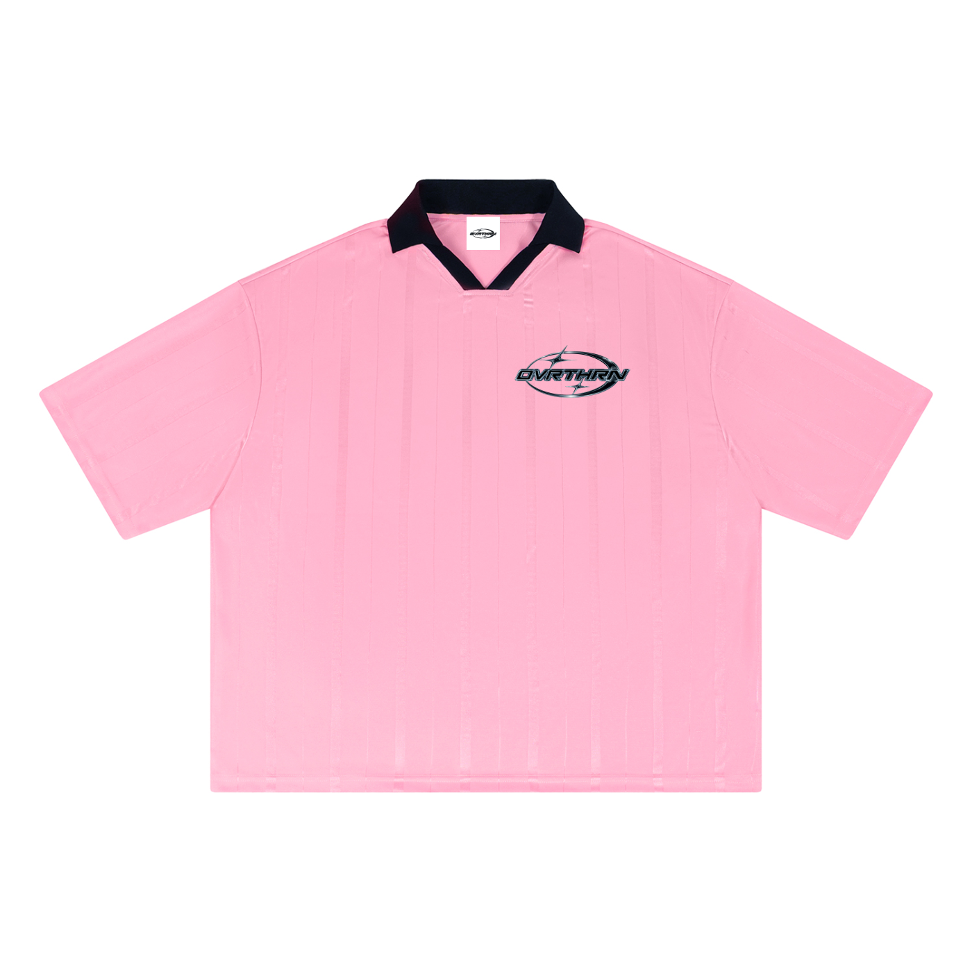 OVRTHRN Striped Football Shirt