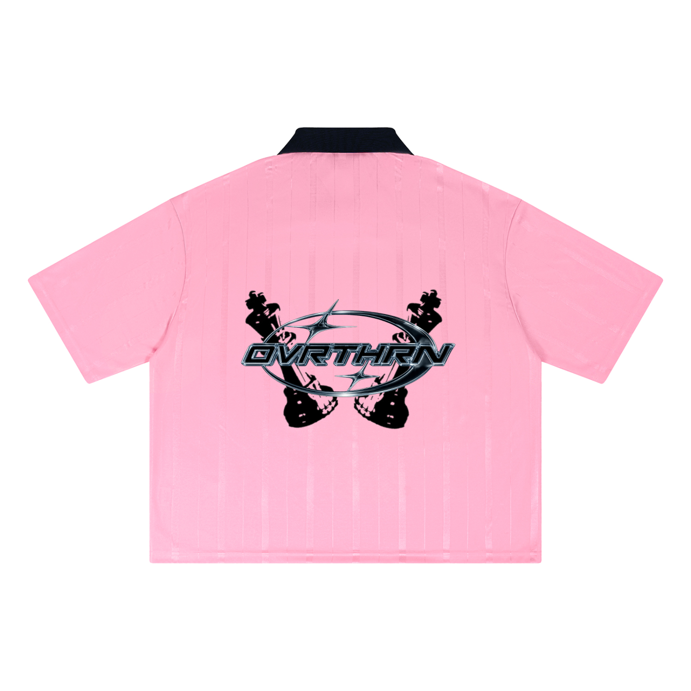 OVRTHRN Striped Football Shirt