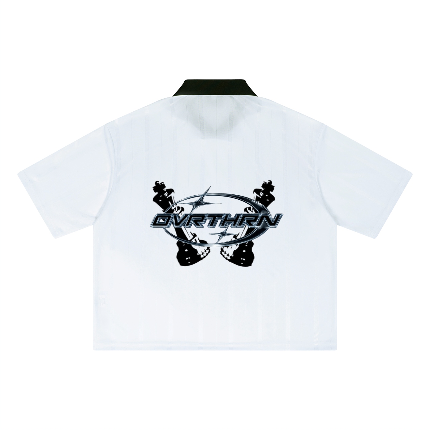 OVRTHRN Striped Football Shirt