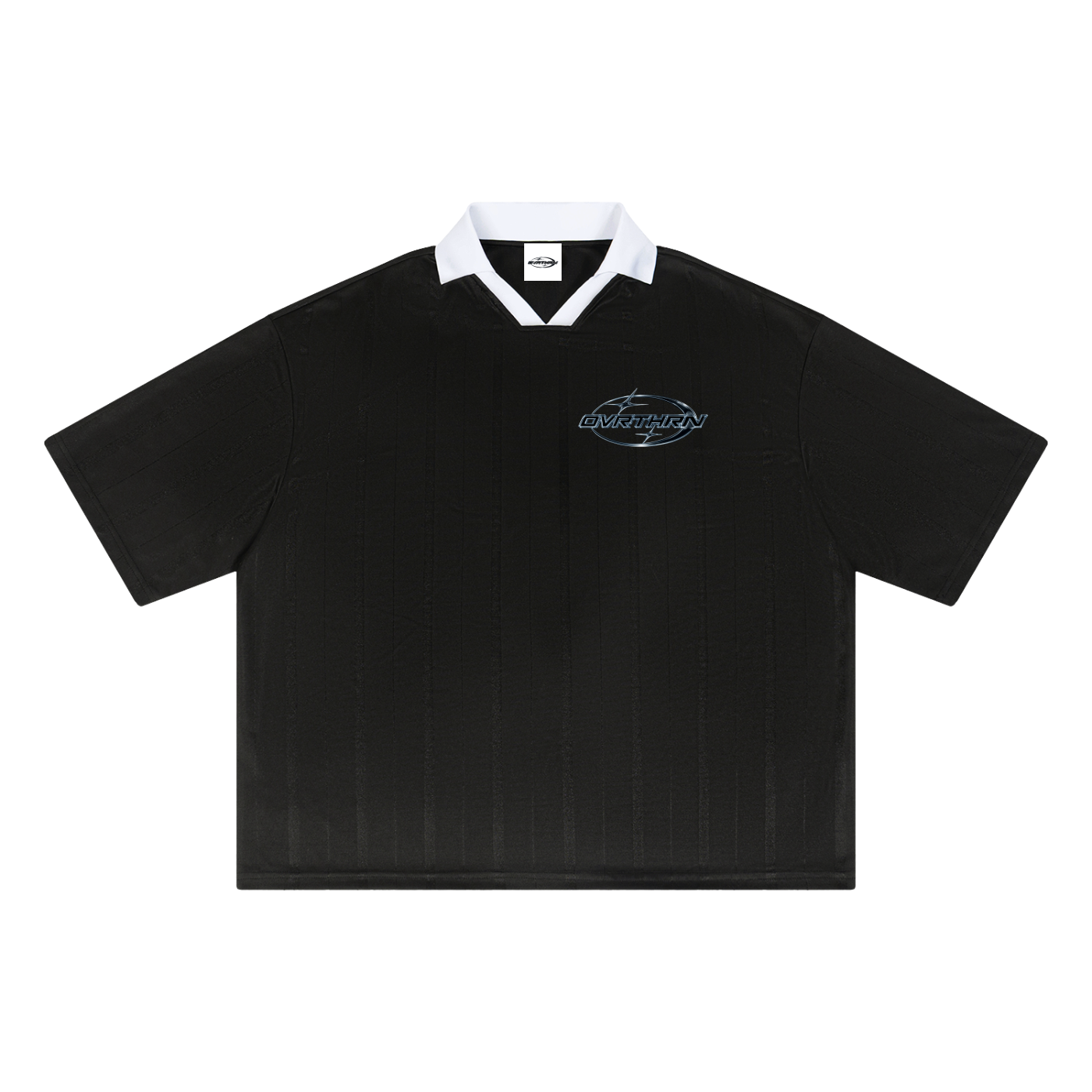 OVRTHRN Striped Football Shirt
